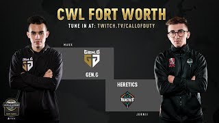 GenG vs Team Heretics  CWL Fort Worth 2019  Day 1 [upl. by Perkoff507]