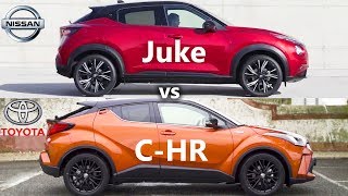 2020 Toyota CHR vs Nissan Juke Nissan vs Toyota Juke vs CHR  design battle [upl. by Newbold202]