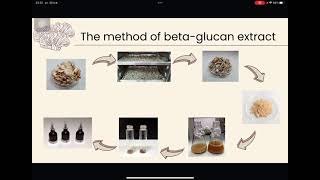 The extraction of beta glucan from Schizophyllum commune [upl. by Cock]