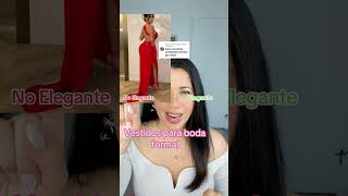 Como vestir para Boda Formal Vestir Elegante estilo tipsdeestilo elegancia elegância [upl. by Sixla]