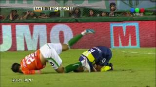 Banfield 02 Boca Juniors  Fecha 15 Torneo Argentino 201617 [upl. by Stanislaw]