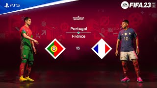 FIFA 23  Portugal vs France  FIFA World Cup Final Full Match  PS5™ Gameplay 4K60 [upl. by Nezam]