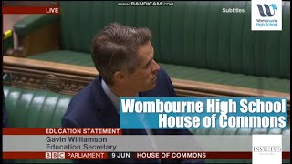 Wombourne High School  House of Commons [upl. by Nivrem]