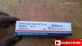 Betadine Ointment review in hindi पुराने से पुराने घाव को सुखाने का बेहतरीन ऑइंटमेंट [upl. by Dnomyaw]