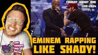 EMINEM  FORGOT ABOUT DRE quot2024 LONDON LIVEquot ADHD REACTION  EMINEM RAPPING LIKE SHADY AGAIN [upl. by Ahsekyt111]