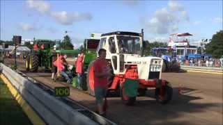 Trekkertrek Koudekerk 2013 35 ton oldtimer David Brown 1210 [upl. by Ednyl]