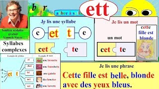 Apprentissage de la lecture Maternelle CP en Français  ett 70 [upl. by Tavia]