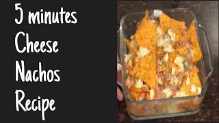 Cheese nachos recipe in less than 5 minutes [upl. by Harmaning]