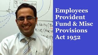 EMPLOYEES PROVIDENT FUND AND MISC PROV ACT 1952  Business Law Lectures for CACSCMA [upl. by Camella]