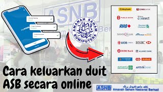 Cara keluarkan duit ASB secara online  tak perlu beratur panjang [upl. by Swec88]