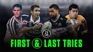 First amp Last Tries  NRL Throwback  Fittler Fifita amp More [upl. by Kroy305]