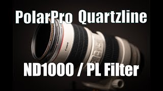 PolarPro QuartzLine 10 Stop ND1000PL neutral density filter [upl. by Irwinn]