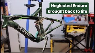 Forgotten Mountain Bike gets a new life  Specialized Enduro Build [upl. by Esorylime197]