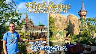 Fantasy Springs Is AMAZING Tokyo DisneySea NEW Area Tour amp Ride POVs [upl. by Airebma]