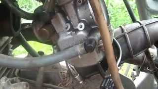 61615 Honda Clone carb Hack for a Kawasaki Lakota [upl. by Ali]