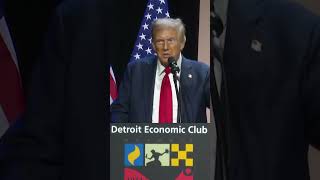 Trump in Detroit Says US Will End Up Like Detroit Under Harris [upl. by Zachariah]