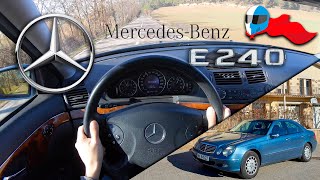 2002 MercedesBenz E240 W211 130kW POV 4K Test Drive Hero 105 ACCELERATIONELASTICITY amp DYNAMIC [upl. by Yelreveb852]