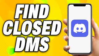 How To Find Closed DMs On Discord Mobile 2024  Quick Fix [upl. by Feodore613]