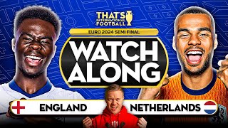 ENGLAND vs NETHERLANDS LIVE EURO 2024 with Mark GOLDBRIDGE LIVE [upl. by Hgielime831]