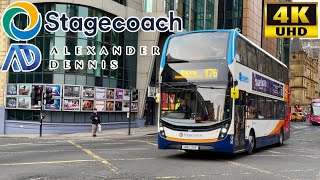 Stagecoach West Scotland X76 Glasgow Buchanan Station to Kilmarnock via Fenwick ADL Enviro400MMC [upl. by Olenolin]