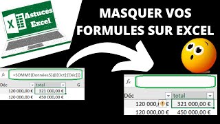 Comment masquer et protéger vos formules sur Excel en moins dune minute [upl. by Marguerita587]