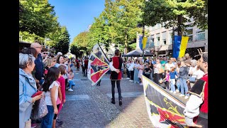 MERATE SBANDIERATORI E CORTEO ALLA FESTA MEDIEVALE [upl. by Streeter70]