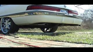 1992 buick roadmaster dual exhaust sound [upl. by Tymon]