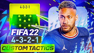 FIFA 22 41212 2 MOST META TIKI TAKA CUSTOM TACTICS AND INSTRUCTIONS BEST ATTACKING FORMATION [upl. by Akenor]