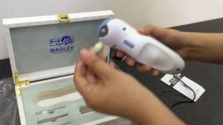 German maglev dot mole spot removal pen treatment video [upl. by Gniliem868]