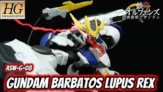 HG Gundam Barbatos Lupus Rex Redux Review  Gundam IronBlooded Orphans [upl. by Eseenaj]