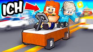 Meine Freunde BAUEN ein BETT AUTO in Minecraft Schnell [upl. by Aimahc]