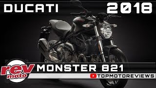 2018 DUCATI MONSTER 821 Review Rendered Price Release Date [upl. by Ahsinra980]