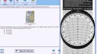 Using the E6B to Answer FAA Cross Country Question [upl. by Adora]