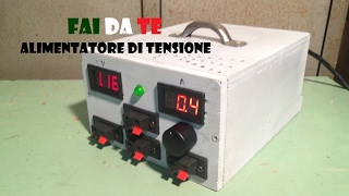 FAI DA TE  Alimentatore di tensione DIY  Power supply voltage [upl. by Noemys]