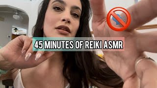 45 Minutes of Silent Reiki ASMR Fast amp Aggressive [upl. by Lud]