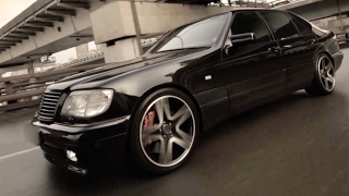 BRABUS 73S V12 W140  обзор на самый крутой MercedesBenz SClass Легенда 90х 600 сил и 800 Нм [upl. by Yemarej]