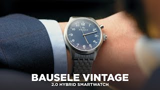 The Bausele Vintage 20 Hybrid SmartWatch is the best of both worlds [upl. by Wehttam]