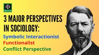 Three Major Perspectives in Sociology Symbolic Interactionist Functionalist and Conflict Perspective [upl. by Anerok]