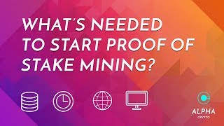 How to start Proof of Stake Mining  a cryptocurrency guide to whats needed And the setup I use [upl. by Ardnuahc]