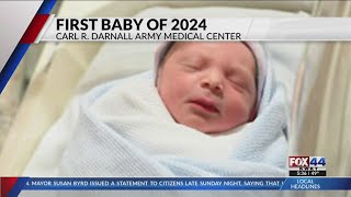 Darnall Medical Center welcomes first baby of new year [upl. by Octavie]