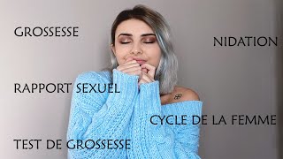 ESSAI BÉBÉ Tout sur la grossesse ovulation nidation rapport sexuel PART1 [upl. by Marston]