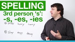 Spelling  Rules for Third Person S [upl. by Kata954]