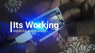 How to check Esp8266 Wifi module working or Not [upl. by Wistrup]