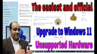 Upgrade to windows 11 for unsupported hardware 👍👌 [upl. by Aimar]