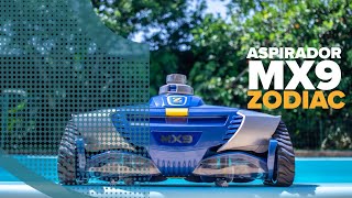 Aspirador Automático MX9 Zodiac Fluidra  Review  Depoimento de um mês de uso [upl. by Sirah]