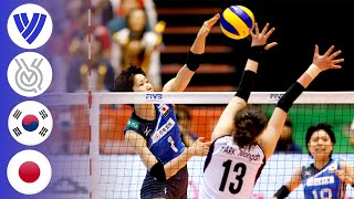 Korea vs Japan  FULL  Womens Volleyball World Olympic Qualifier 2016 [upl. by Tala]