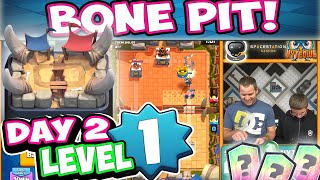 LEVEL 1 in BONE PIT MY SON had 1 HP left LOL [upl. by Iney34]