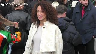 Noémie Lenoir  Défilé Casablanca Automne Hiver 20242025 à Paris  28022024 [upl. by Ebaj]