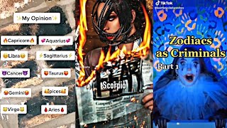 Zodiac signs tiktok that makes me feel badass😈 Zodiac tiktoks part 7 [upl. by Adnwahsor]