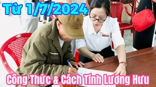 Chi tiết công thức và cách tính lương hưu năm 2024 mới nhất người dân cần biết [upl. by Aihtniroc]